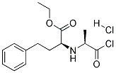 N-[(S)-(+)-1-(ETHOXYCARBONYL)-3-PHENYLPROPYL]-L-ALANINE ACID CHLORIDE HYDROCHLORIDE Struktur