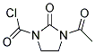 3-Acetyl-2-Imidaxolidone-1-Carbonyl Chloride Struktur