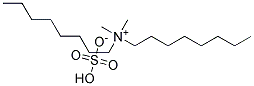 Bisoctyl dimethyl ammonium hydrogen sulfate Struktur