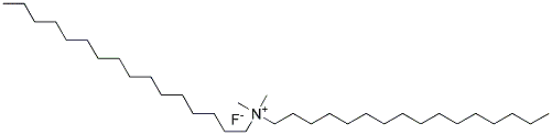 Dihexadecyl dimethyl ammonium fluoride Struktur