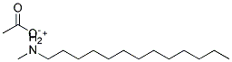 Tridecyl methyl ammonium acetate Struktur
