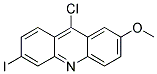 9-Chloro-6-Iodo-2-Methoxy-Acridine Struktur