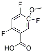 5-Methoxy,2,4,5-Trifluorobenzoic Acid Struktur