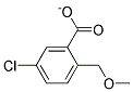 5-Chloro-2-Methoxy Methyl Benzoate Struktur