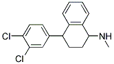 4-(3,4-Dichlorophenyl)-1,2,3,4-tetrahydro-N-methyl-1-Naphthylamine Struktur