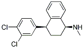 (+)-Cis-N-Methyl-4-(3,4-Dichlorophenyl)-1,2,3,4-Tetrahydro-1-Naphthalenamine Struktur