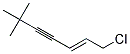 (E)-1-Chloro-6,6-Dimethyl-2-Hepten-4-Yne Struktur