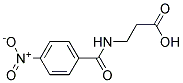 4-Nitrobenzoyl Beta Alanine Struktur