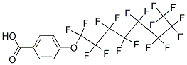 4-(Heptadecafluoro-1-octyloxy)benzoic acid Struktur