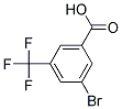 3-Bromo-5-(trfluoromethyl)benzoic acid Struktur