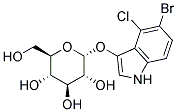 5-Bromo-4-chloro-3-indolyl-a-D-glucopyranoside Struktur