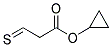 Thiomethyl Cyclopropyl Acetic Acid Struktur