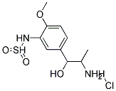 3-HYDROXY-3-(4'-METHOXY-3'-SULFONAMIDOPHENYL)-2-PROPYLAMINE, HYDROCHLORIDE Struktur