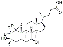 URSODEOXYCHOLIC ACID-D5 Struktur