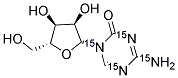 5-AZACYTIDINE-15N4 Struktur