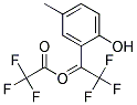 O,O-BIS(TRIFLUORO-ACETYL)-P-CRESOL Struktur