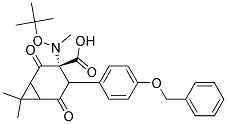 N-ALPHA-T-BUTYLOXYCABONYL-N-ALPHA-METHYL-O-BENZYL-L-TYROSINE Struktur