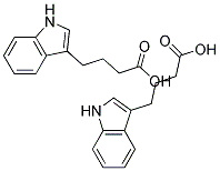 INDOLE-3-BUTYRIC ACID, [4-(3-INDOLYL)BUTYRIC ACID] Struktur