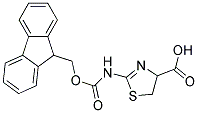 FMOC-DL-2-AMINO-2-THIAZOLINE-4-CARBOXYLIC ACID Struktur