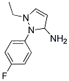 ETHYL 5-AMINO-1-(4-FLUOROPHENYL)PYRAZOLE Struktur