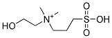 DIMETHYL-(2-HYDROXYETHYL)-(3-SULFOPROPYL)AMMONIUM Struktur