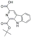 BOC-9H-BETA-CARBOLINE-3-CARBOXYLIC ACID Struktur