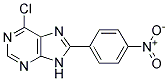 6-CHLORO-8-(4-NITROPHENYL)-9H-PURINE Struktur