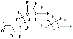 5,5,7,7,8,8,10,10,11,13,13,14,14,16,16,17,17,19,19,19-EICOSAFLUORO-6,9,12,15,18-PENTAOXANONADECANE-2,4-DIONE Struktur