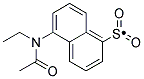 5-(N-ACETYL-N-ETHYL-AMINO)-NAPHTHALENE-1-SULFONYL Struktur