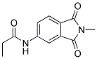 4-PROPIONYLAMINO-N-METHYLPHTHALIMIDE Struktur