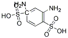 4-PHENYLENE DI AMINE 2:5 DI SULPHONIC ACID. Struktur