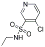 4-CHLORO-N-ETHYL-3-PYRIDINESULFONAMIDE Struktur