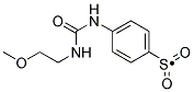 4-[3-(2-METHOXY-ETHYL)-UREIDO]BENZENESULFONYL Struktur