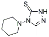 4,5-DIHYDRO-3-METHYL-4-(N-PIPERIDINO)-1,2,4-TRIAZOL-5(1H)-THIONE Struktur