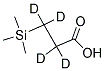 3-TRIMETHYLSILYLPROPIONIC ACID-D4 Struktur