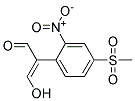 3-HYDROXY-2-[4-(METHYLSULFONYL)-2-NITROPHENYL]ACRYLALDEHYDE Struktur