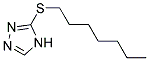 3-HEPTYLTHIO-4H-1,2,4-TRIAZOLE Struktur