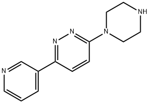 3-(PIPERAZIN-1-YL)-6-(PYRIDIN-3-YL)PYRIDAZINE Struktur