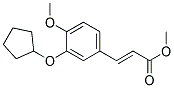 (E)-METHYL 3-(3-(CYCLOPENTYLOXY)-4-METHOXYPHENYL)ACRYLATE Struktur