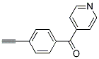 (4-ETHYNYLPHENYL)-4-PYRIDINYL-METHANONE Struktur