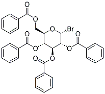 A-D-GLUCOPYRANOSYL BROMIDE*TETRABENZOATE Struktur