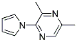 3,5-DIMETHYL-2-(1H-PYRROL-1-YL)PYRAZINE, TECH Struktur