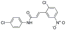 N1-(4-CHLOROPHENYL)-3-(2-CHLORO-5-NITROPHENYL)ACRYLAMIDE, TECH Struktur