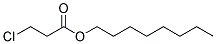 OCTYL 3-CHLOROPROPANOATE, TECH Struktur