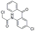 N1-(2-BENZOYL-4-CHLOROPHENYL)-2-CHLOROACETAMIDE, TECH Struktur