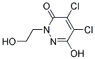 4,5-DICHLORO-6-HYDROXY-2-(2-HYDROXYETHYL)-2,3-DIHYDROPYRIDAZIN-3-ONE, TECH Struktur