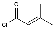 3-METHYLBUT-2-ENOYL CHLORIDE, TECH Struktur