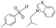 3-ISOBUTYL-1,3-BENZOTHIAZOL-3-IUM 4-METHYLBENZENE-1-SULFONATE Struktur