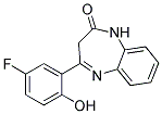 4-(5-FLUORO-2-HYDROXY-PHENYL)-1,3-DIHYDRO-BENZO[B][1,4]DIAZEPIN-2-ONE Struktur