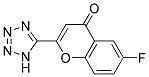 6-FLUORO-2-(1H-TETRAZOL-5-YL)-4H-CHROMEN-4-ONE Struktur